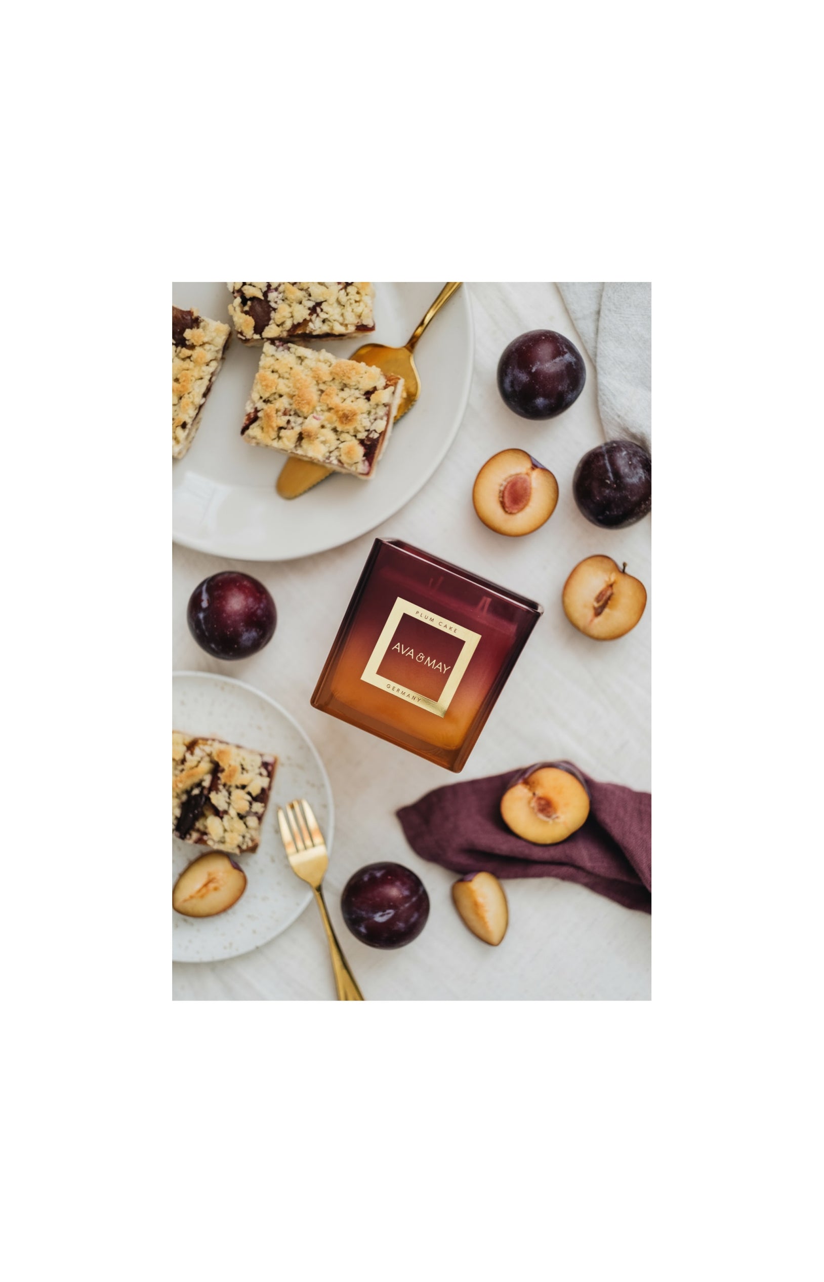 Maxi Bougie parfumée - Plum Cake - 450 g