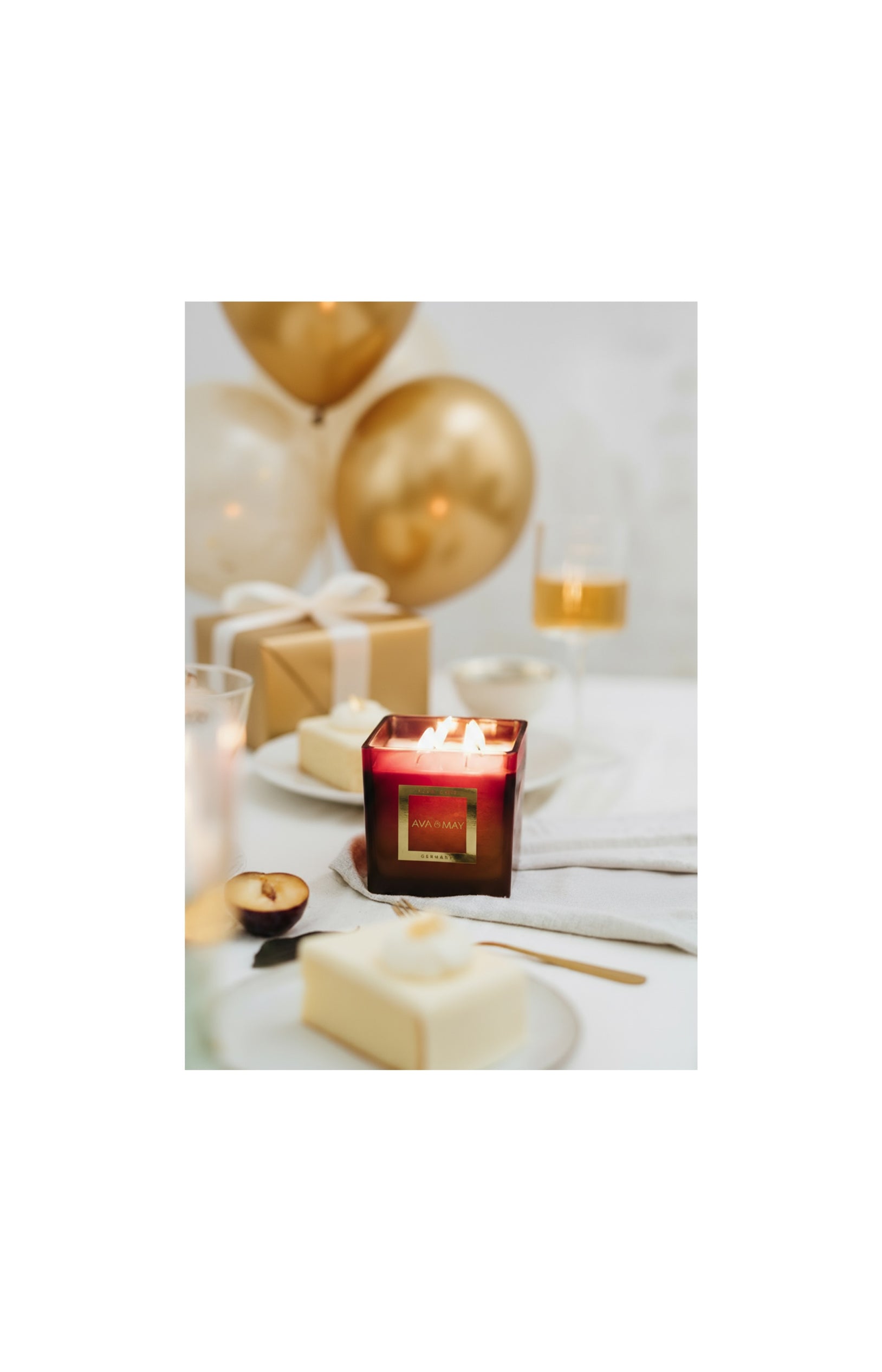 Maxi Bougie parfumée - Plum Cake - 450 g