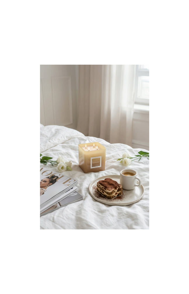 Maxi bougie parfumée - Tiramisu - 450 g