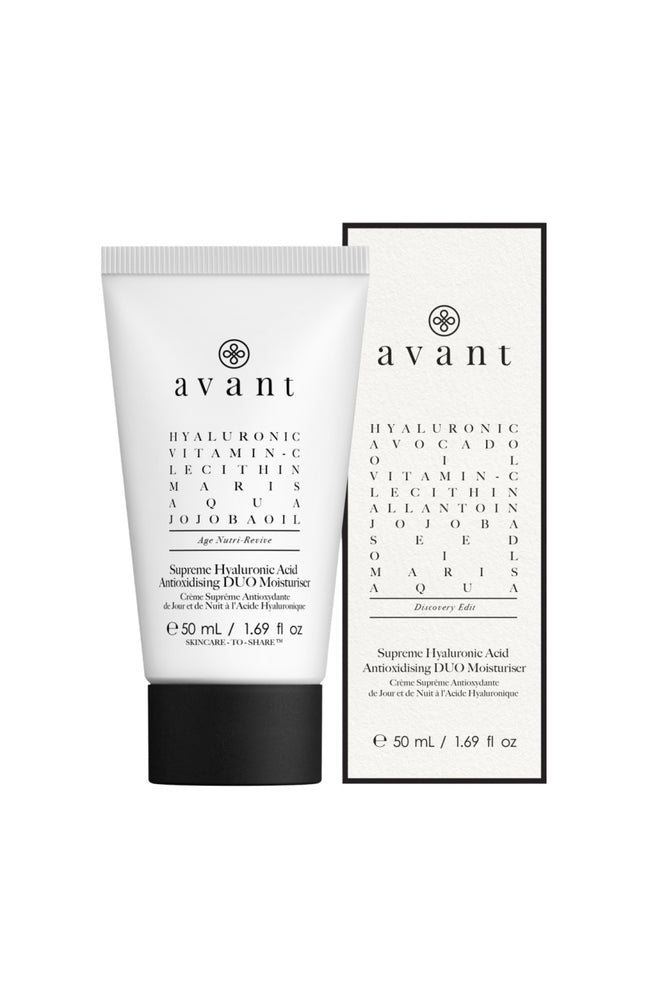 Crème anti-oxidante jour & nuit - Acide hyaluronique & vitamine C - 50 ml