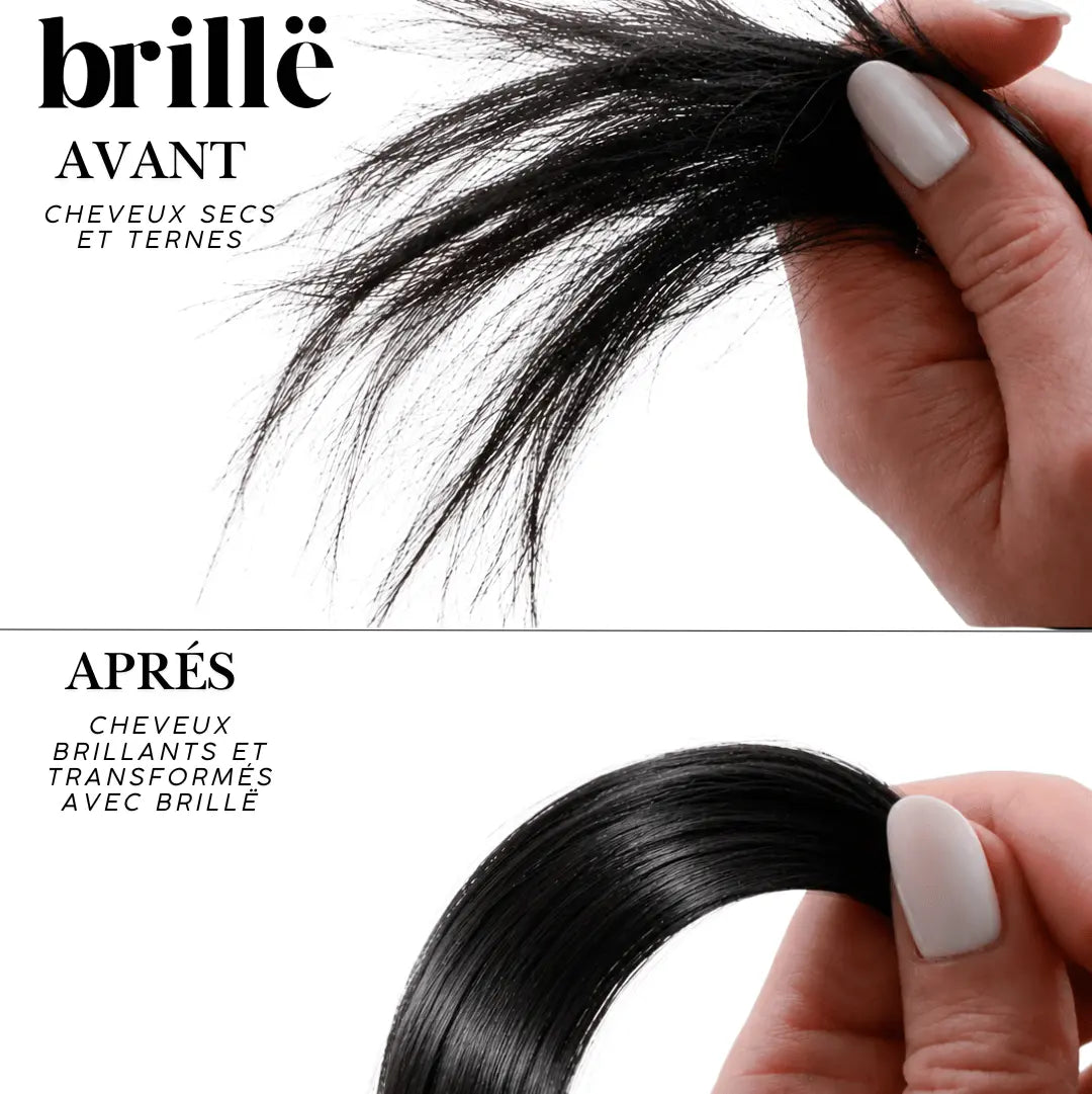 Masque Capillaire Cheveux Ternes et Déshydratés - Brillance & Hydratation