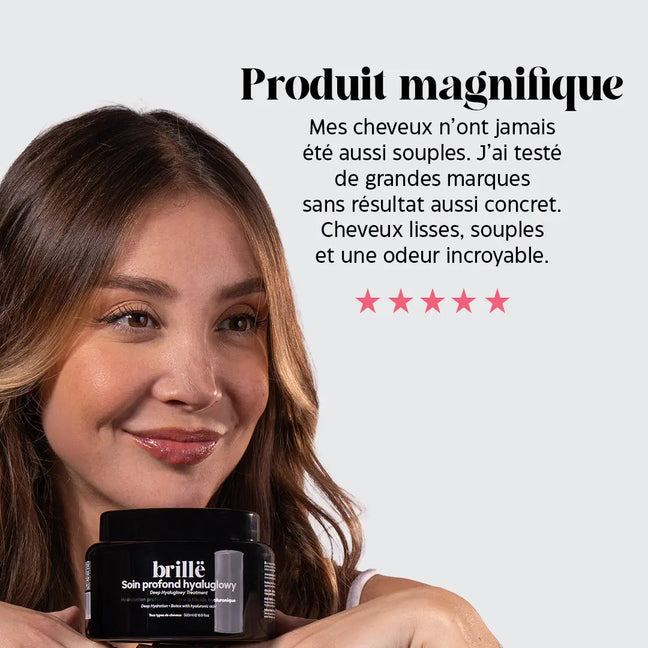 Masque Capillaire Cheveux Ternes et Déshydratés - Brillance & Hydratation