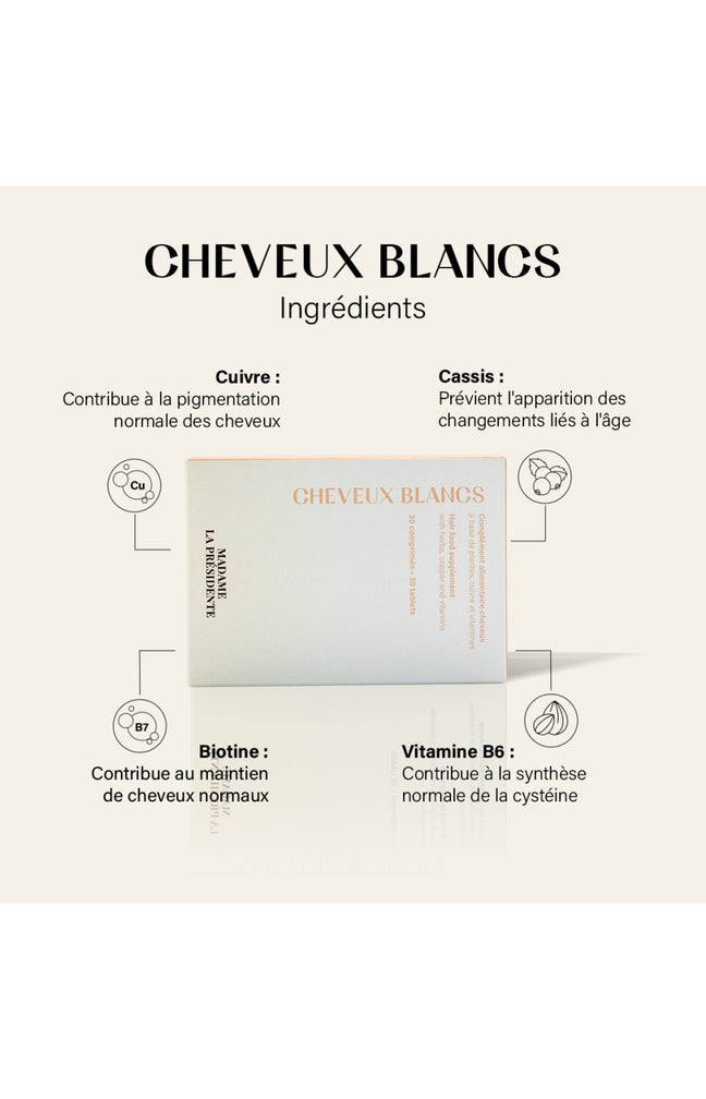Complément alimentaire - Cheveux blancs - 1 mois