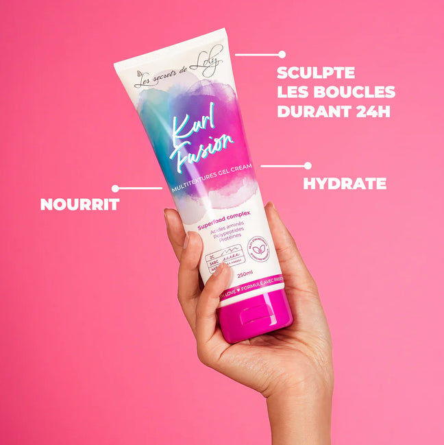 Crème gel 3 en 1 - Kurl Fusion - Cheveux multi texturés - 250 ml