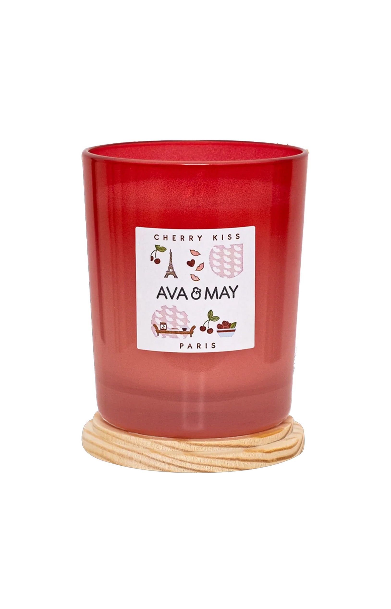 Bougie parfumée - Cherry Kiss - Cerise & fleur d'amandier - 180 g