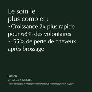 Croissance des cheveux 2x plus rapide et moins de perte