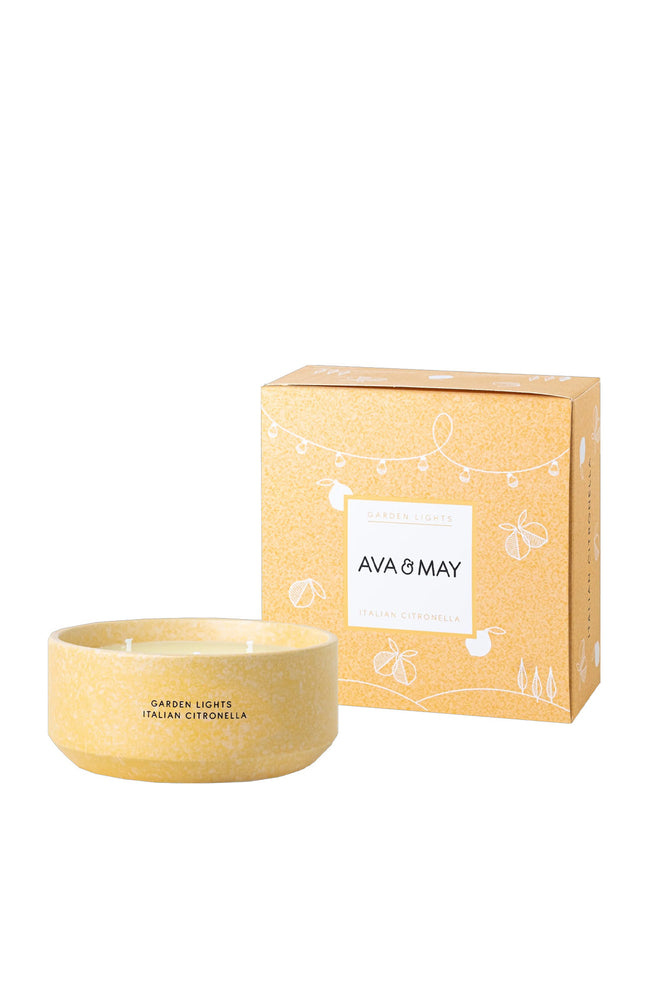 Bougie parfumée - Citronnelle Italienne - Citronnelle & vanille - 450 g