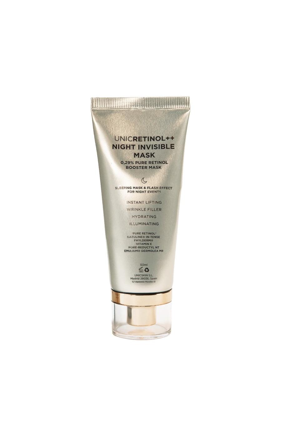 Masque de nuit régénérant - Rétinol - Visage - 50 ml