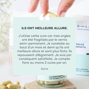 Complexe Ongles Parfaits - 2 mois - ETUI MULTILINGUE