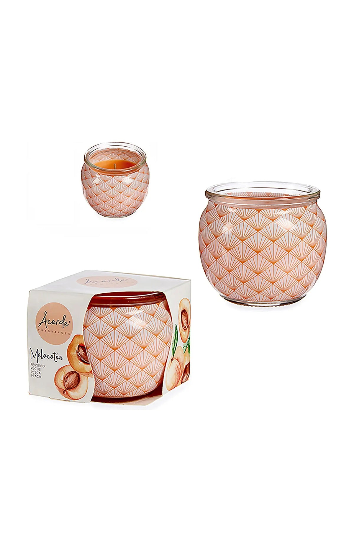 Bougie parfumée - Senteur pêche