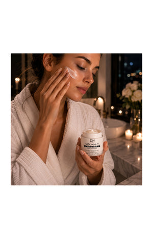 Crème de nuit anti-âge - Vitamine C