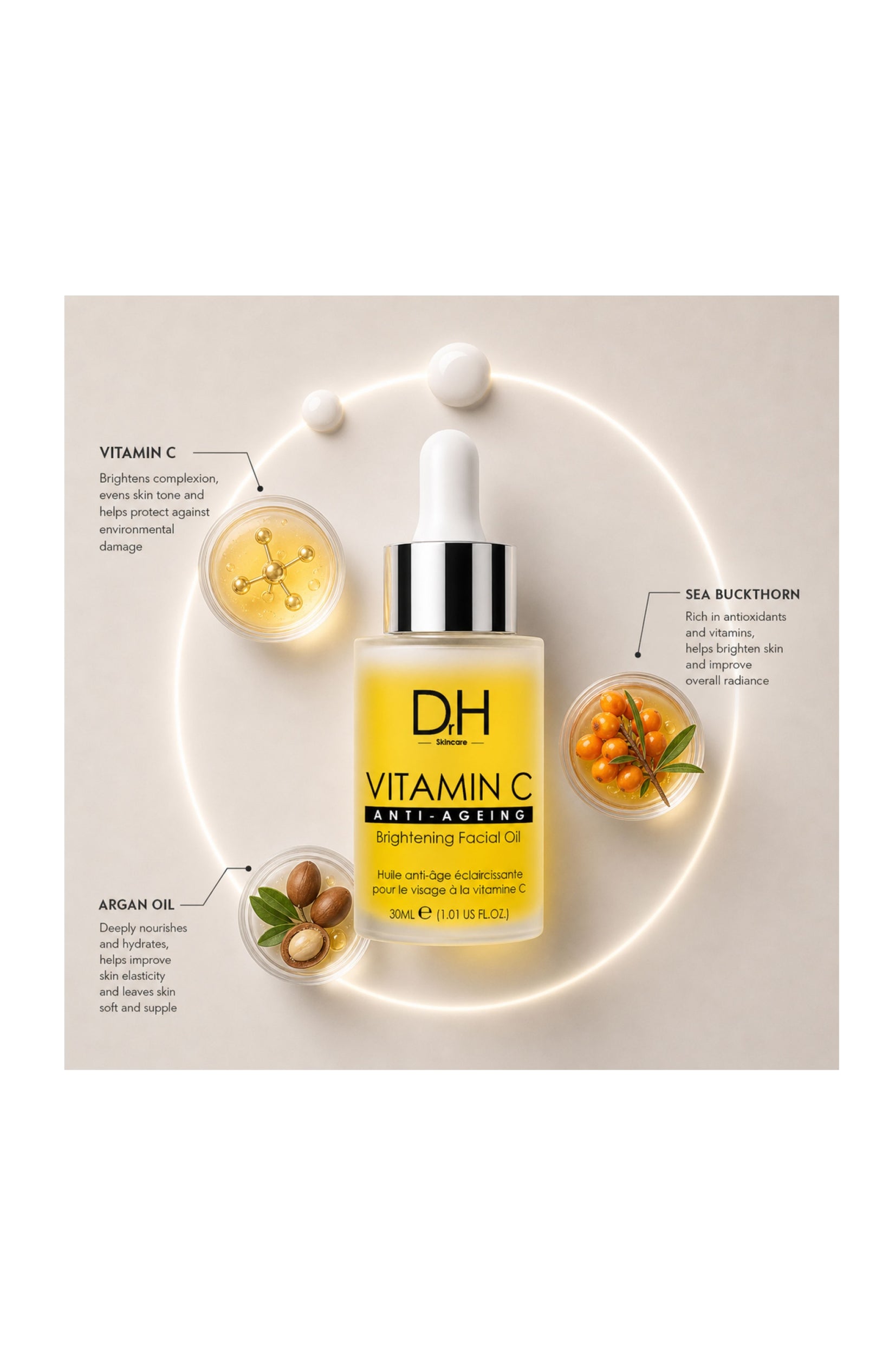 Huile éclat - Vitamine C
