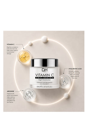 Crème de nuit anti-âge - Vitamine C