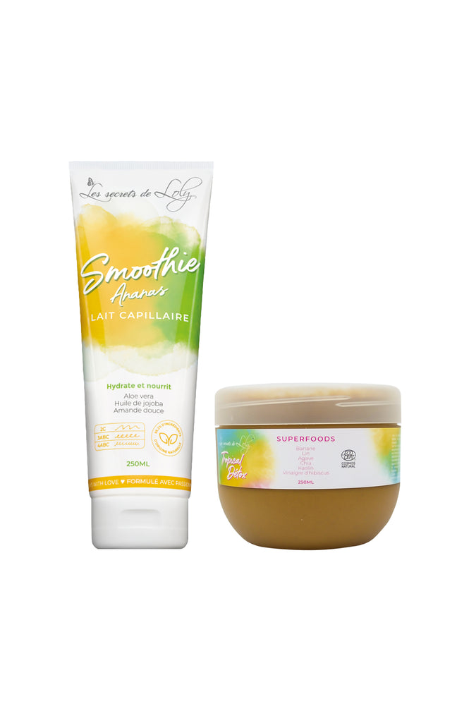 Duo détox  - Ananas - 2 x 250 ml