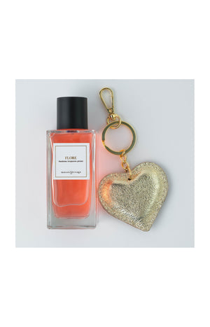 Coffret porte-clés doré Flore Eau de parfum - Floral fruité - Femme