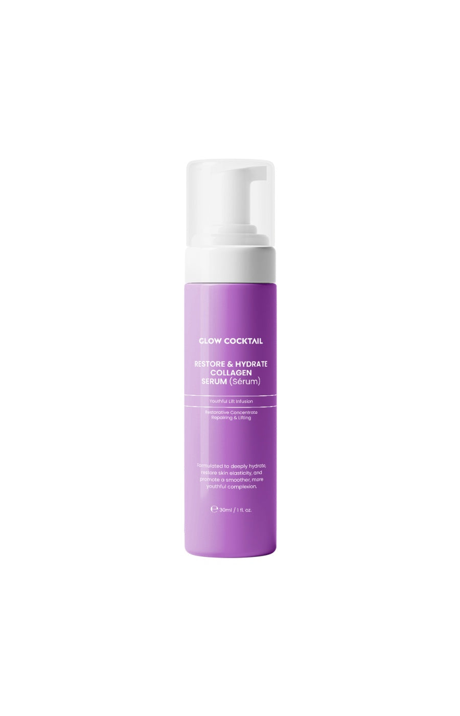 Sérum hydratant & revitalisant - Collagène & acide hyaluronique - 30 ml