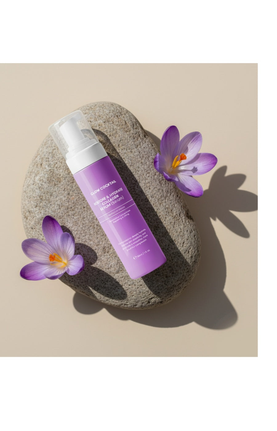 Sérum hydratant & revitalisant - Collagène & acide hyaluronique - 30 ml