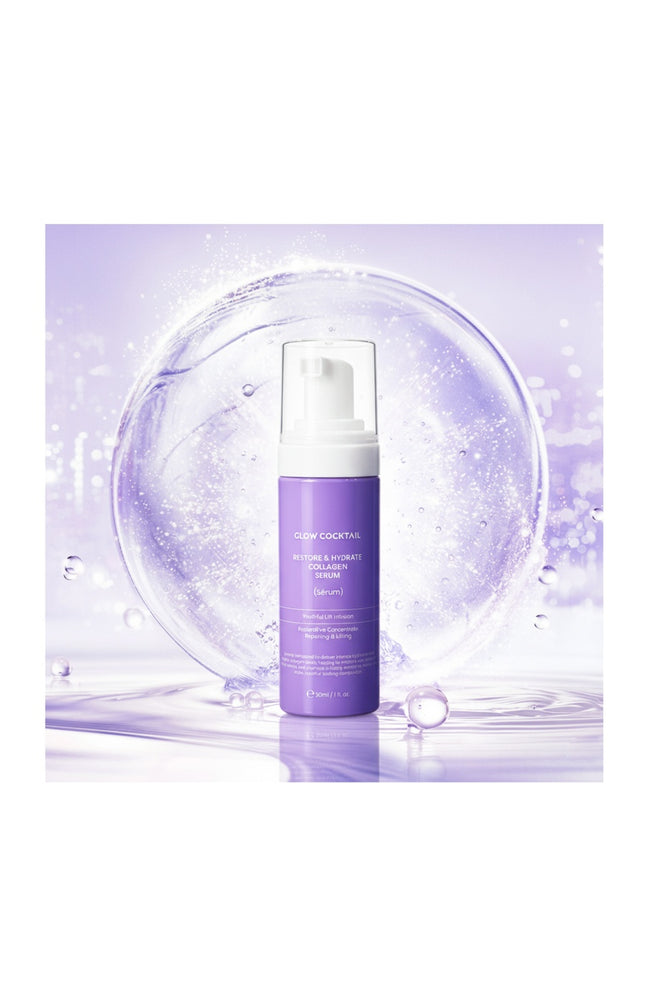 Sérum hydratant & revitalisant - Collagène & acide hyaluronique - 30 ml