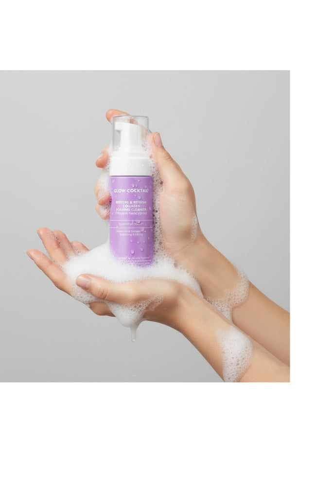 Mousse nettoyante - Collagène, acide hyaluronique & panthénol - 200 ml