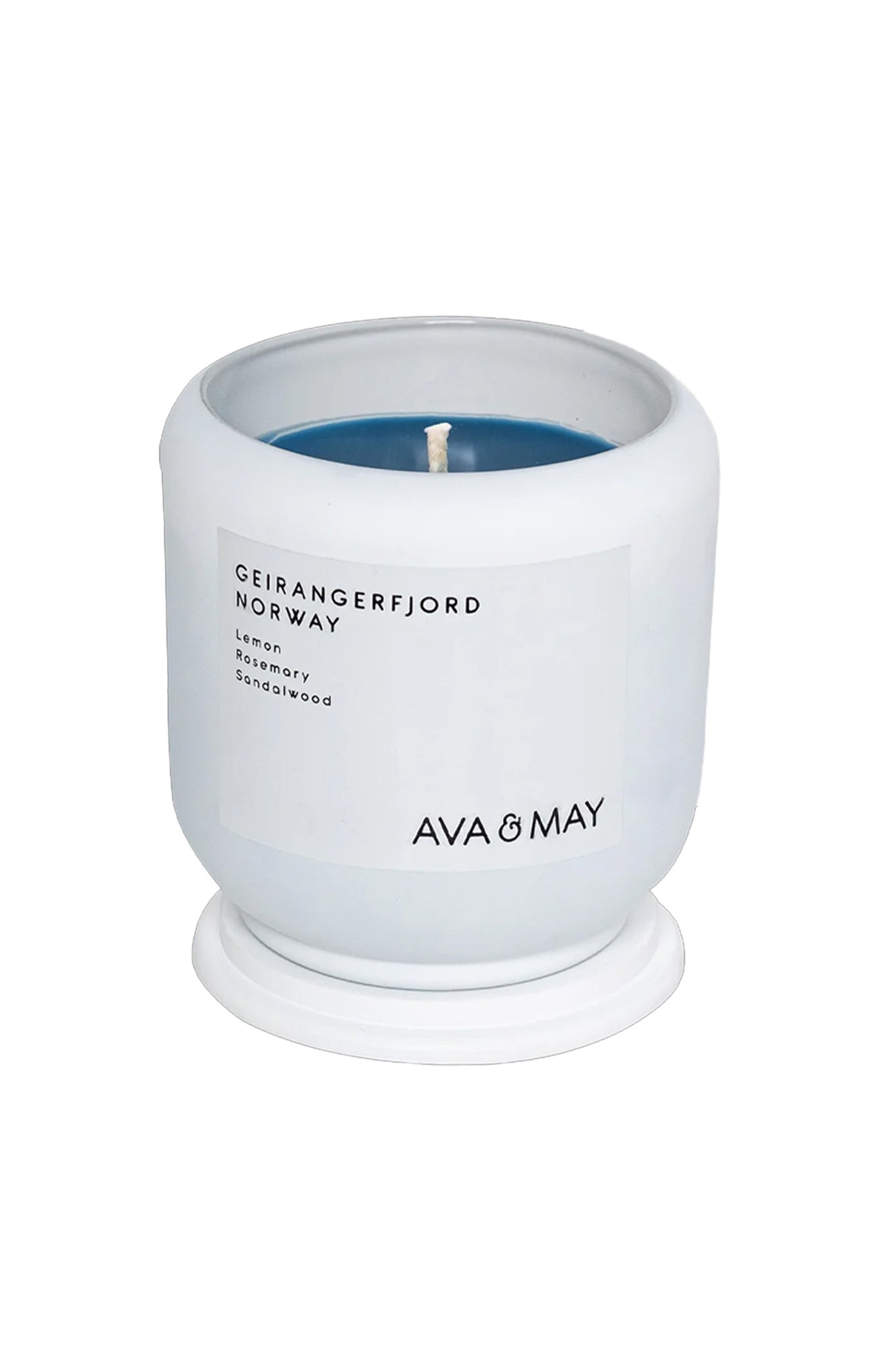 Bougie parfumée - Geirangerfjord - Citronnelle & santal - 200 g