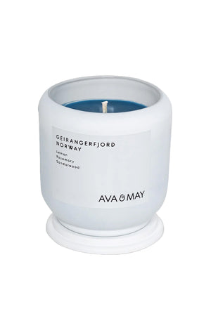 Bougie parfumée - Geirangerfjord - Citronnelle & santal - 200 g