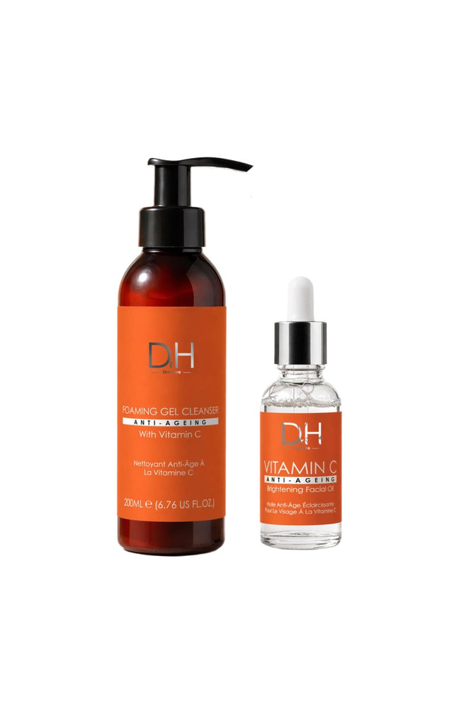 Nettoyant & huile anti-âge - Vitamine C