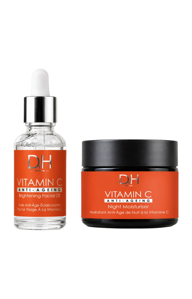 Crème de nuit & huile anti-âge - Vitamine C