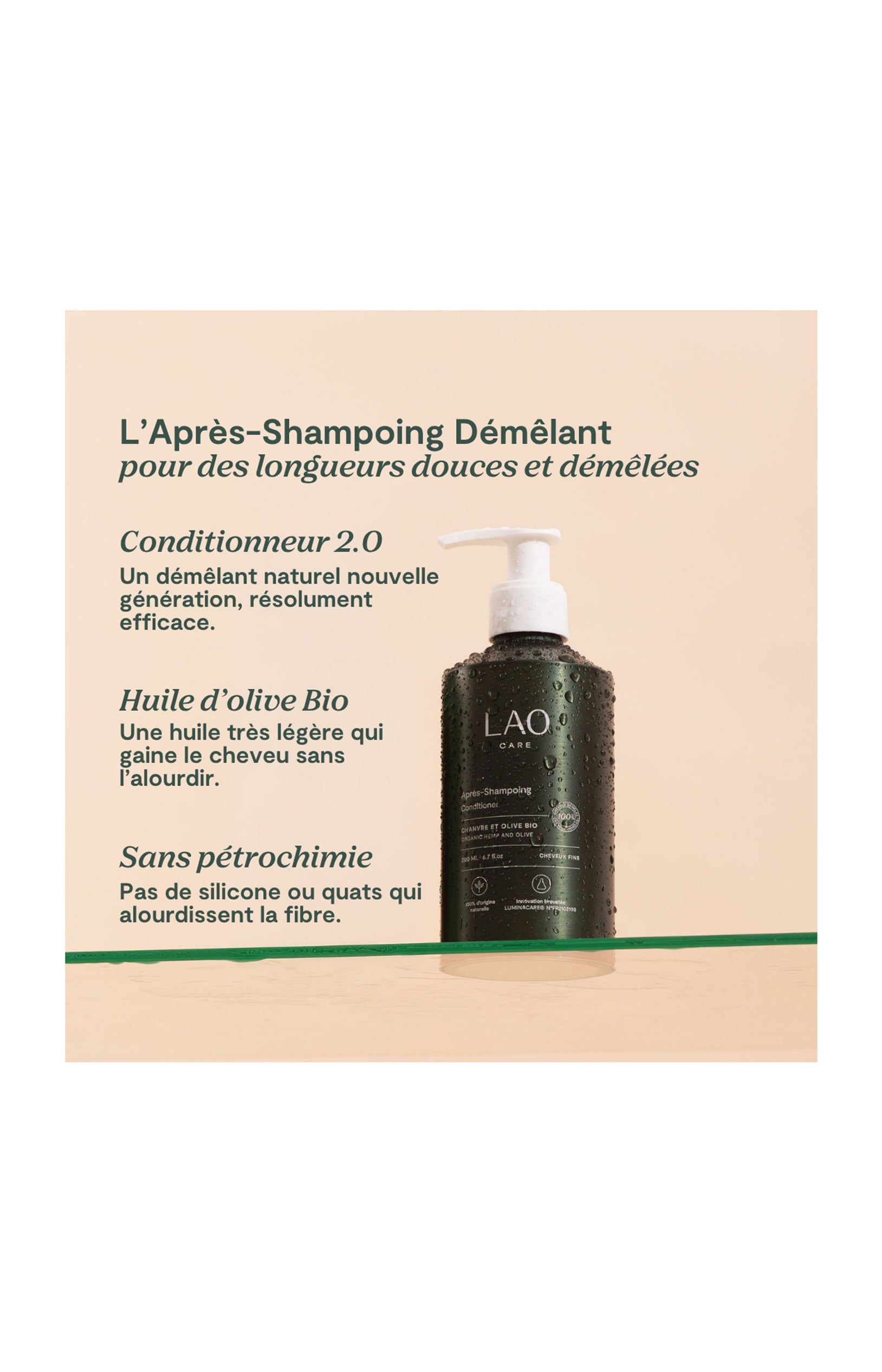 Après-shampoing démêlant - 200 ml