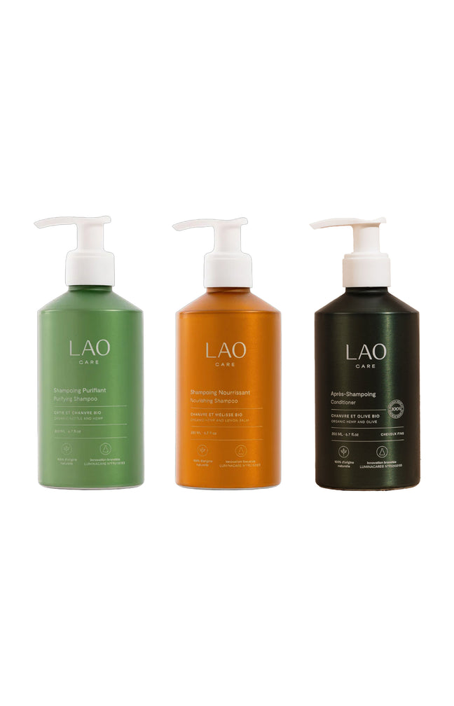 Trio shampoings et après-shampoing - 3 x 200 ml - 3 produits