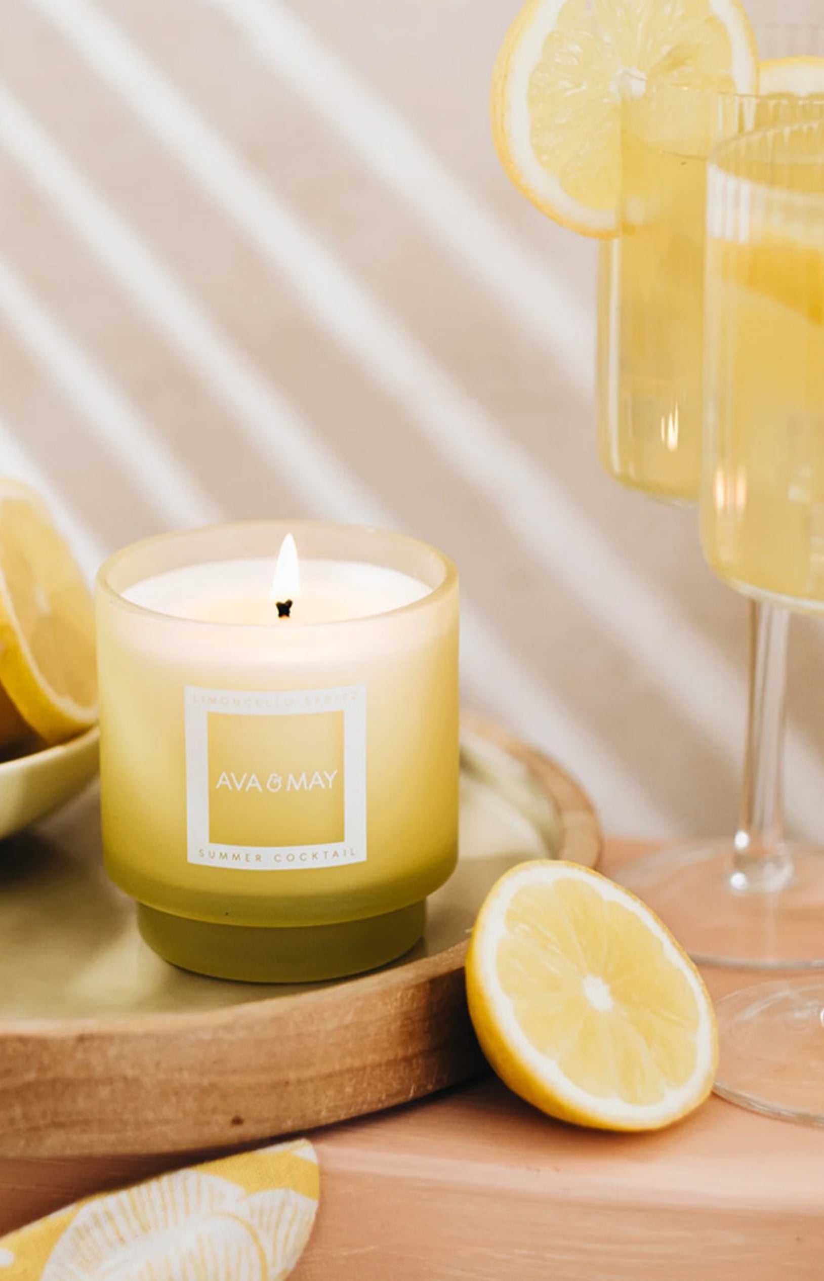 Bougie parfumée - Limoncello Spritz - Citron & gingembre - 200 g