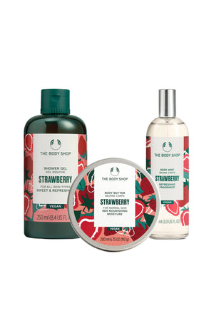 Routine bain - Fraise - Corps - 3 produits