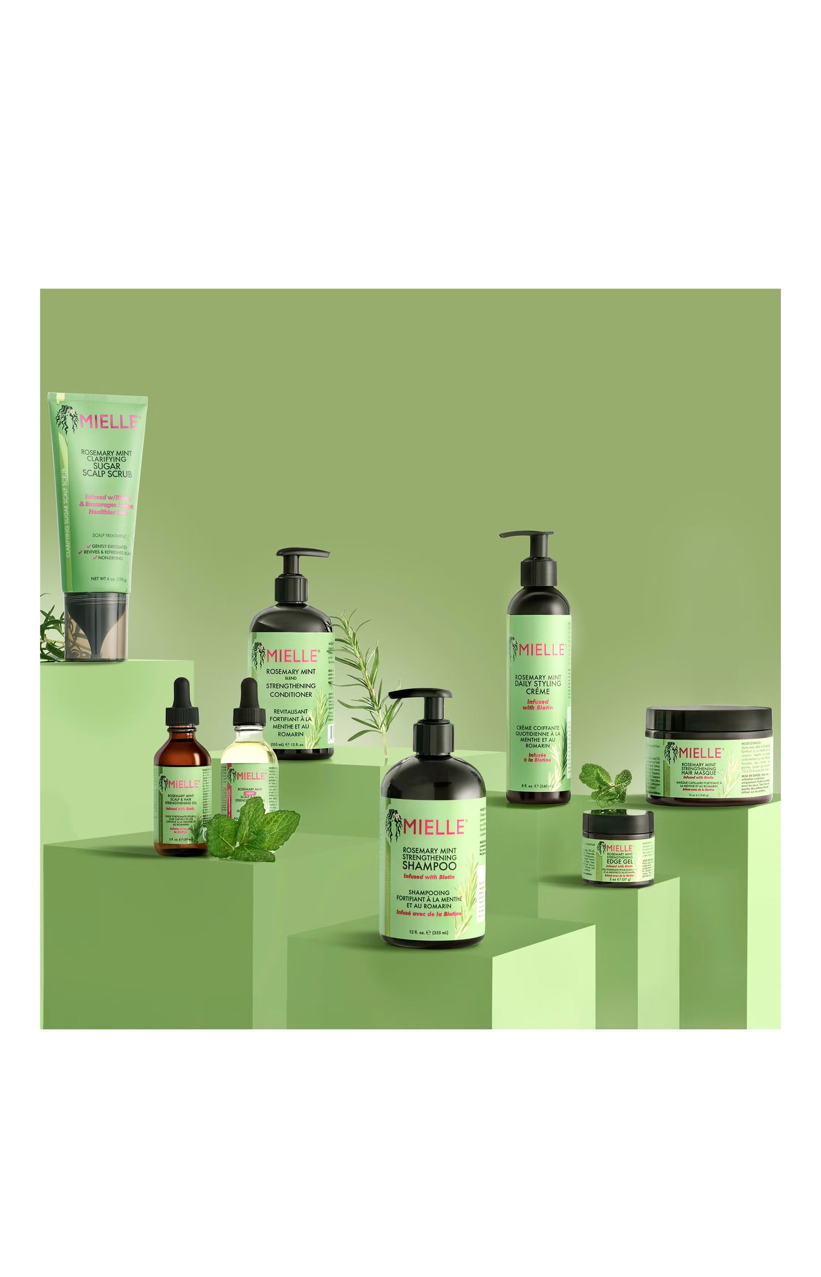 Shampoing fortifiant - Menthe & Romarin