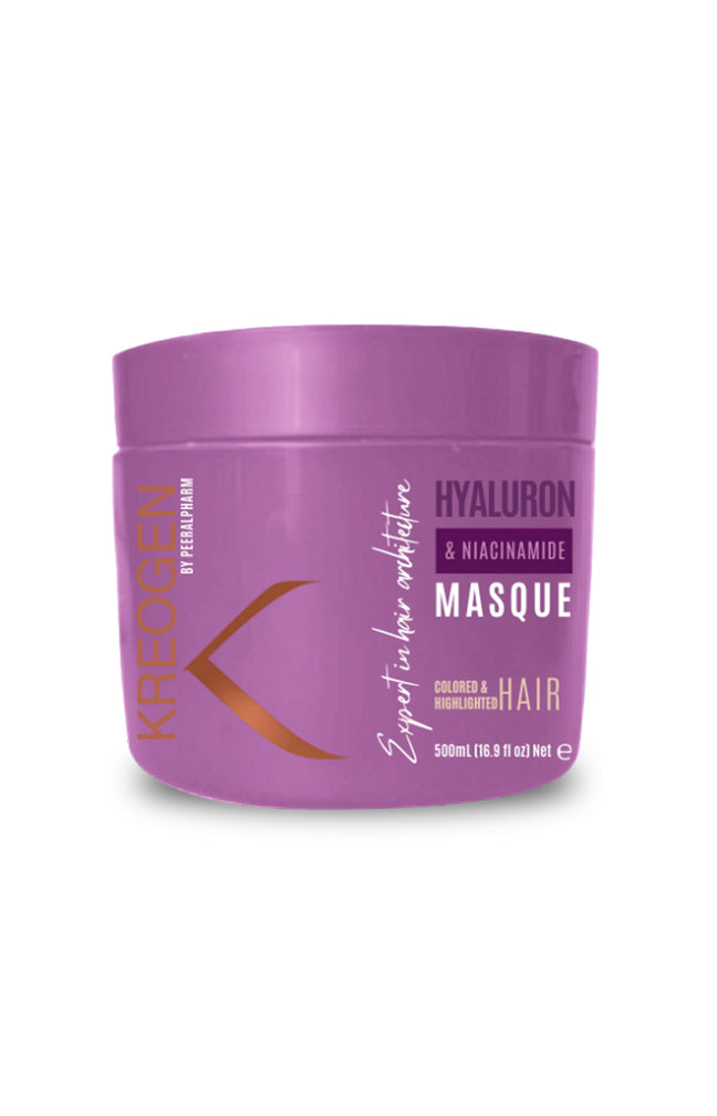Masque protection couleur à l’acide hyaluronique & Niacinamide B3 pour cheveux colorés et méchés