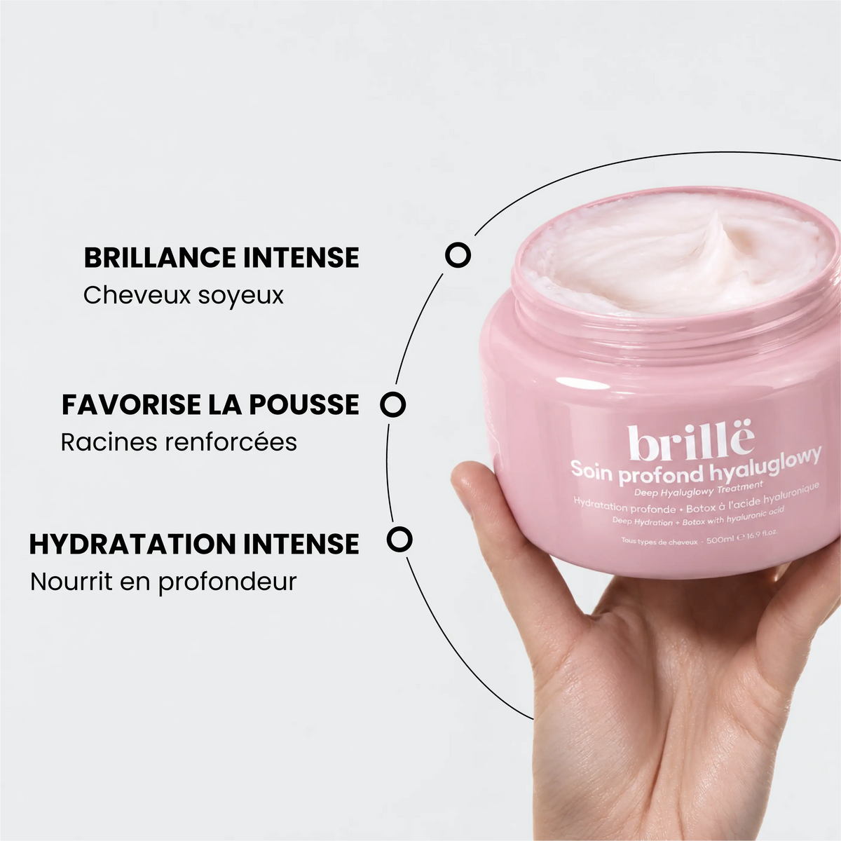 Bienfaits du masque hydratant Hyaluglowy BRILLË