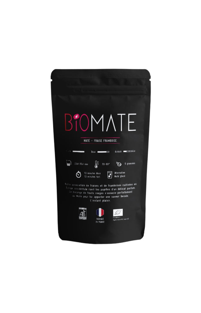Maté fraise framboise bio - 50 g