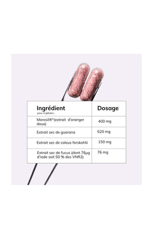 Cure brûleur de graisses - Morosil® - 1 mois