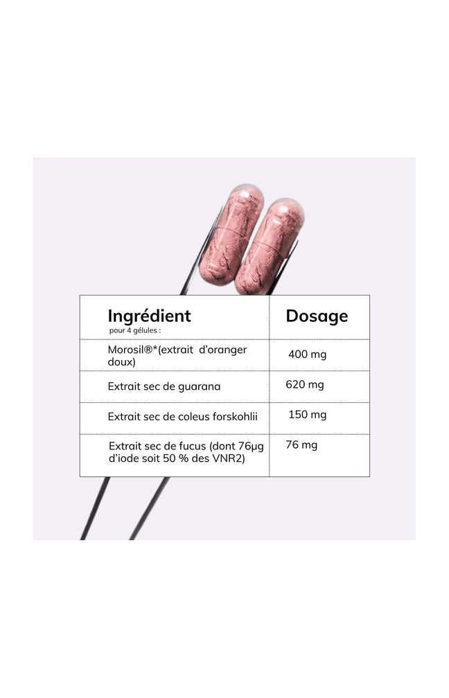 Cure brûleur de graisses - Morosil® - 1 mois