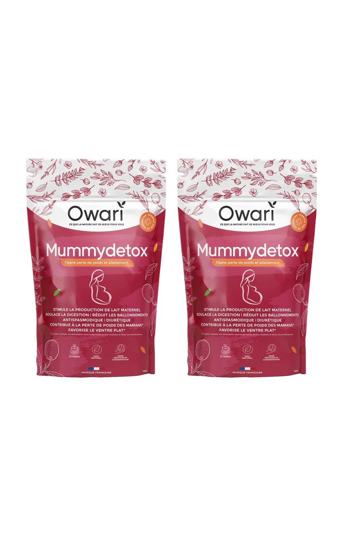 Tisane naturelle minceur - Mummy Detox - 1 mois