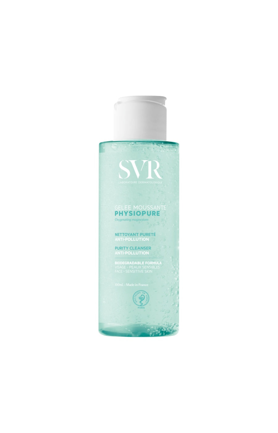 Gelée moussante nettoyante - Physiopure - 100 ml