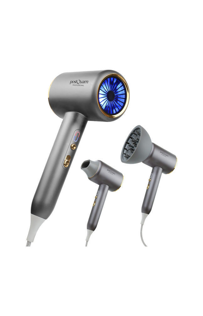 Sèche-Cheveux Veloce Ionic Blue Gris 2200W