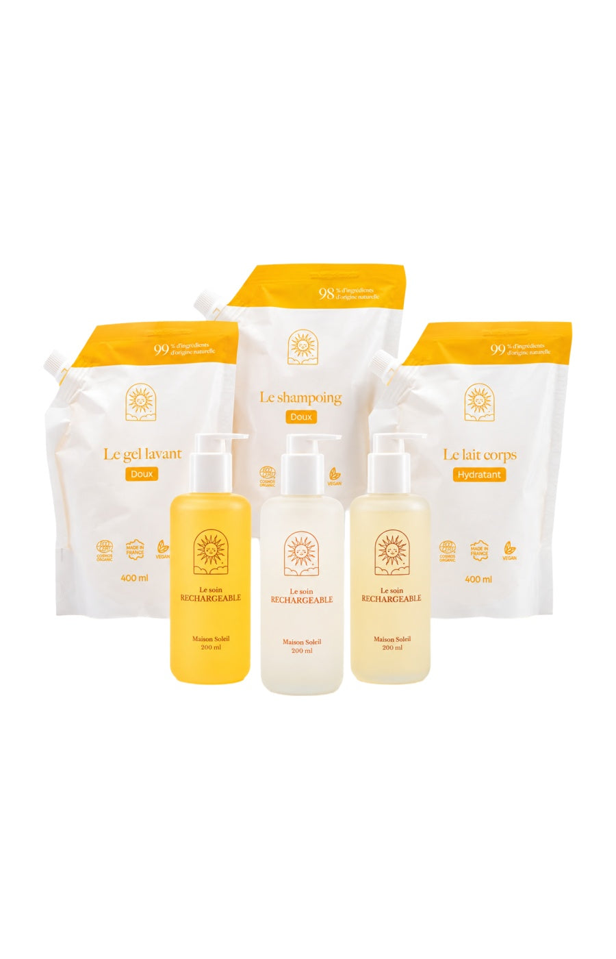 Pack famille rechargeable