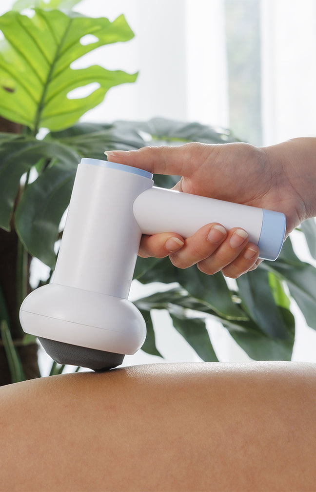 Pistolet de massage anti-cellulite 6 en 1 - Corps - Blanc