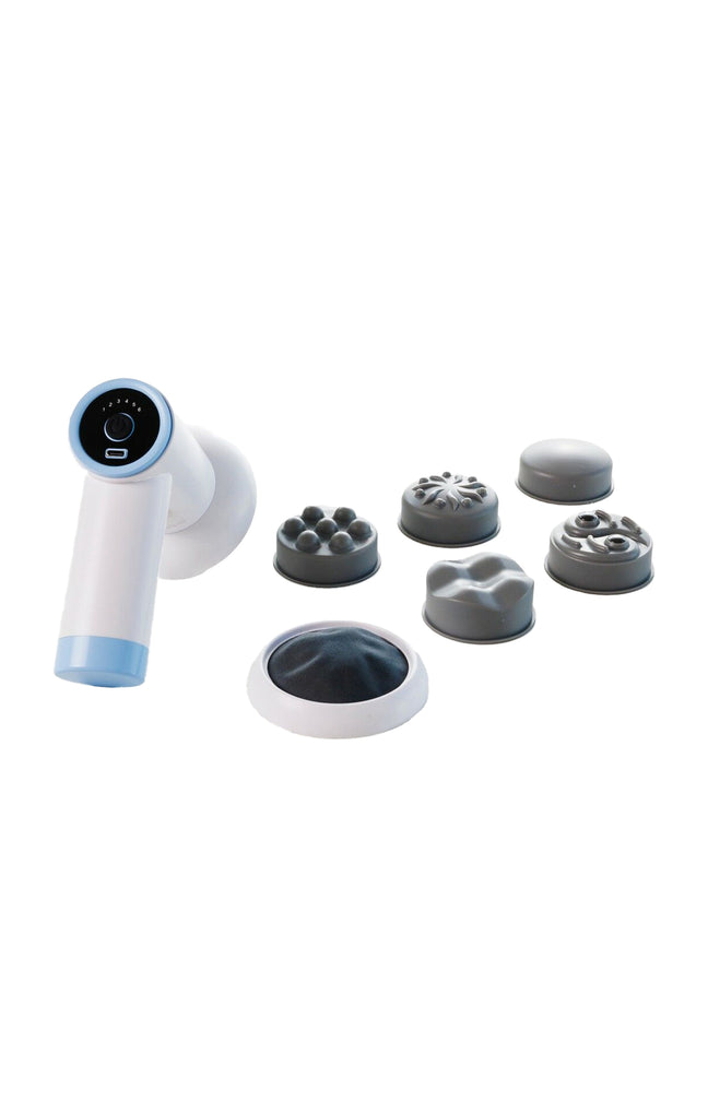 Pistolet de massage anti-cellulite 6 en 1 - Corps - Blanc