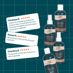 Routine Cheveux Ondulés - Curls Matter