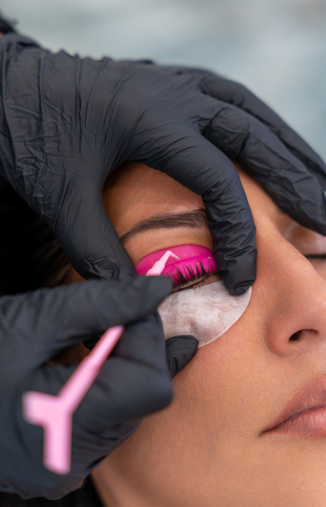 Rehaussement de cils + teinture