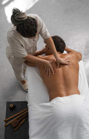 Rituel Bali en duo : massage et soin du dos