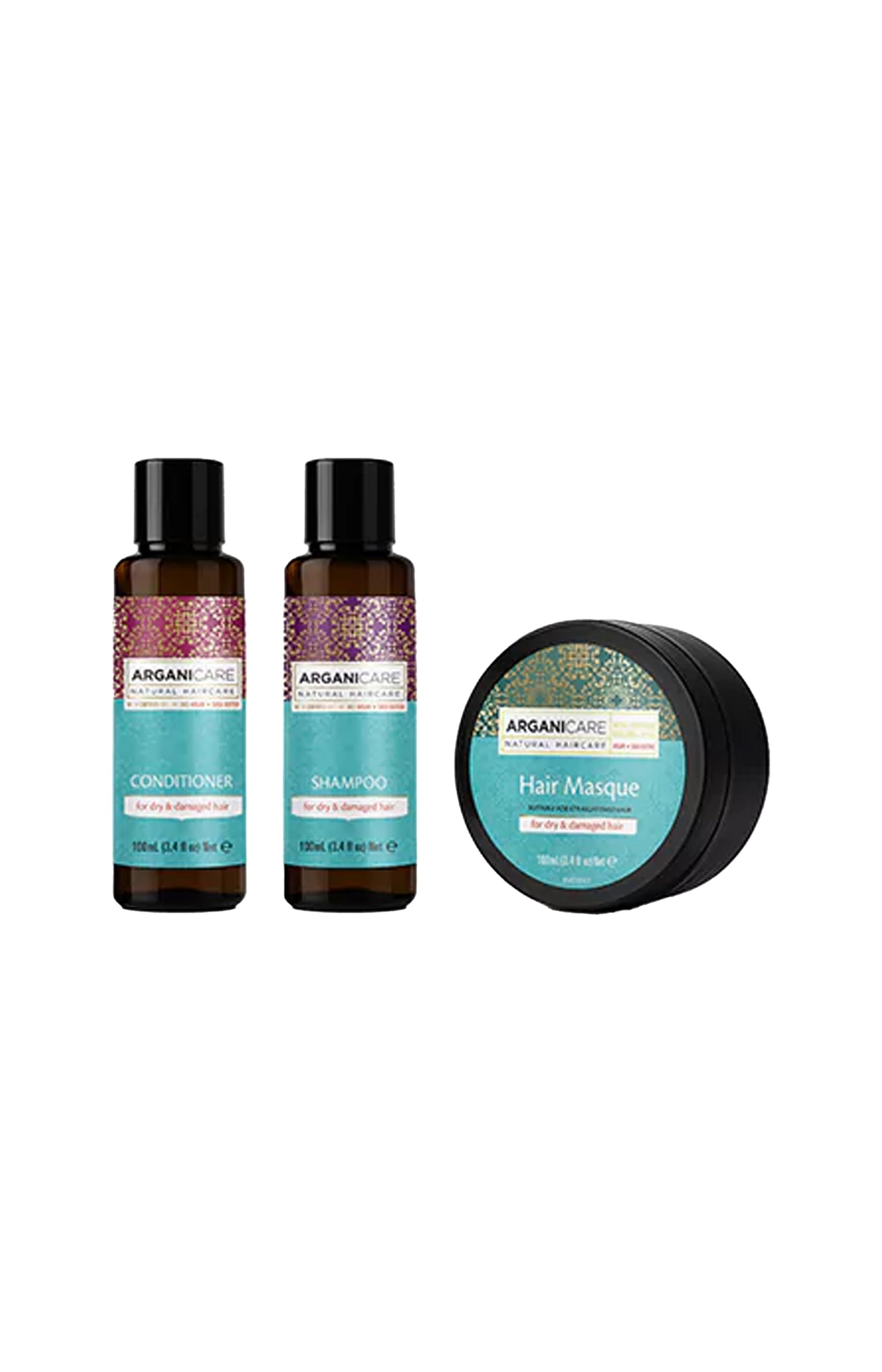Routine format voyage - Nutrition intense - Argan - Cheveux - 3 produits