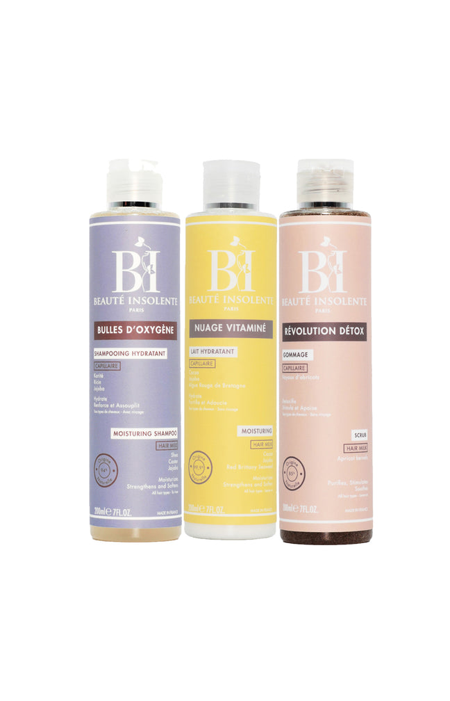Routine purifiante - Cheveux ondulés à crépus - 3 x 200 ml