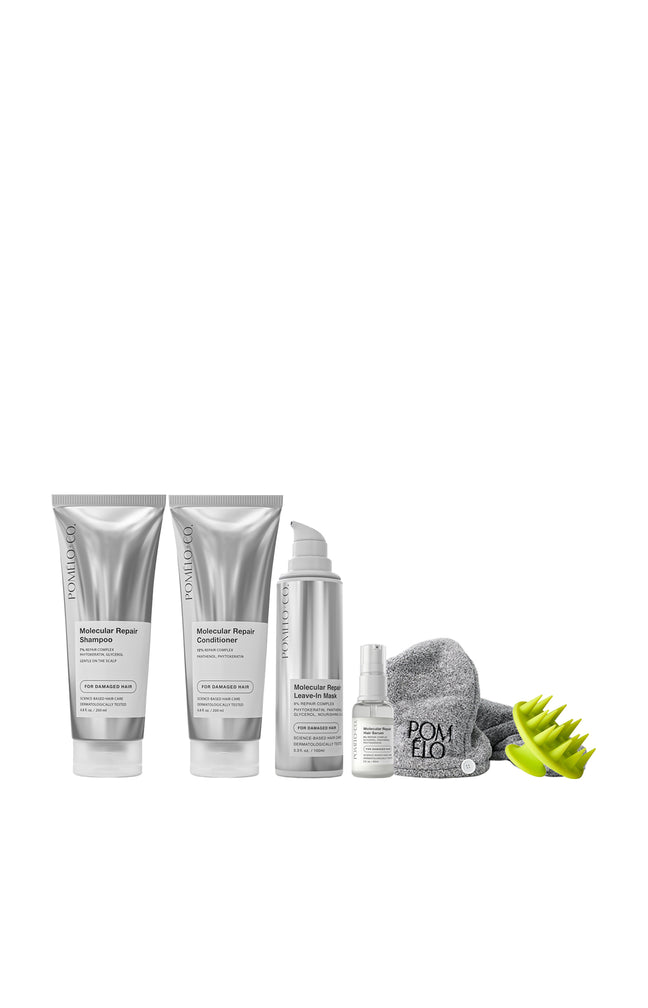 Routine réparatrice - Molecular Repair - Cheveux abimés - 5 produits + serviette offerte