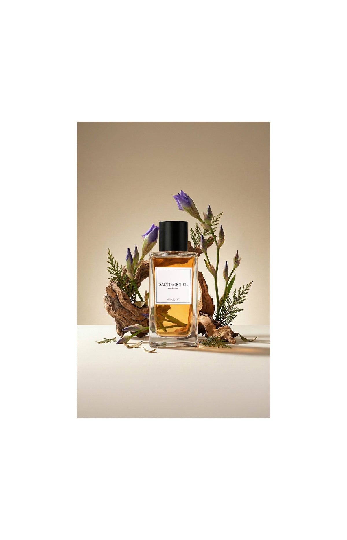 Coffret porte-clés doré Saint Michel Eau de parfum - Aromatique boisé - Femme